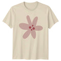 Pink Minimalist Flower Design T-Shirt Minimalist Flower Floral Birthday