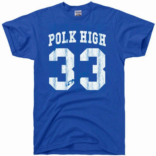 AL BUNDY polk high vintage 80s football jersey 33 costume gift gym T Shirt BLUE