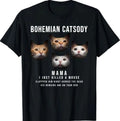 Bohemian Catsody Mama I Just Killed A Mouse Cat Parody T-Shirt Image 1 of 4