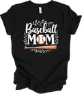 Trendy Baseball Mom Sports Mom Gift, Baseball Mama Life T-shirt