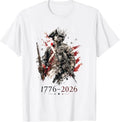 1776-2026 Patriotic Soldier 250th Anniversary 4th July T-Shirt