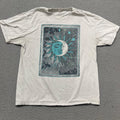 Vtg Astrological Shirt Adult L White Sun Moon Phases 90's Crewneck Y2K