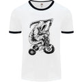 Grim Reaper Trike Bicycle Cycling Gothic Mens Ringer T-Shirt