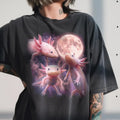 Three Axolotl Moon Comfort Tee