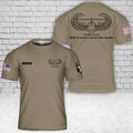 Custom Name US Army 27-23 Air Assault T-Shirt 3D