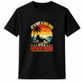 Father Figure Sunset Silhouette Funny Dad Gift Unisex T-Shirt