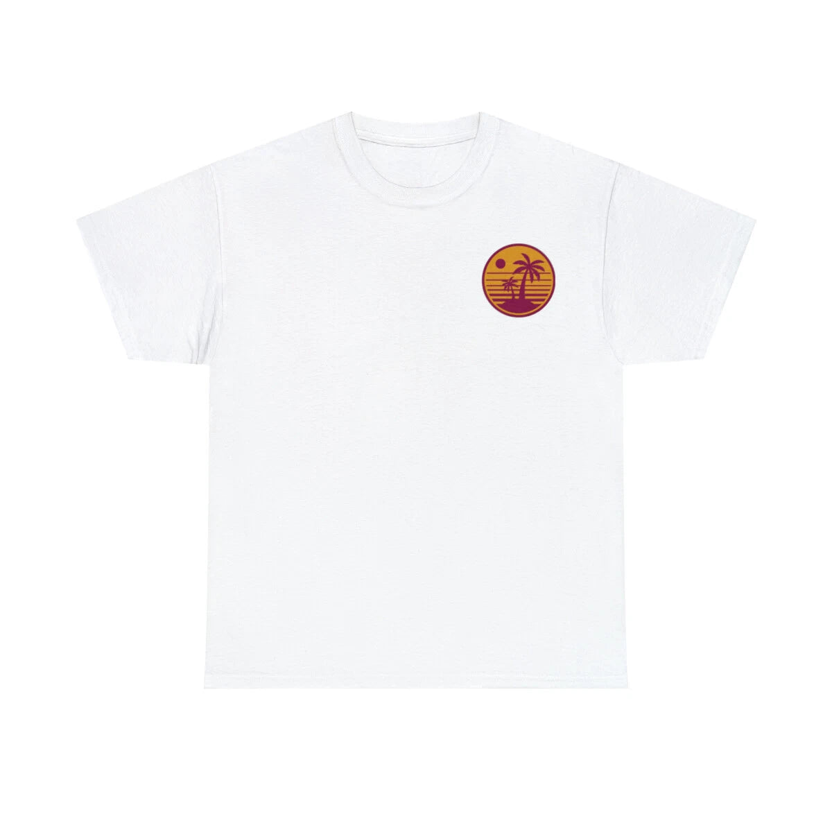 Summer Sunset Unisex Heavy Cotton Tee