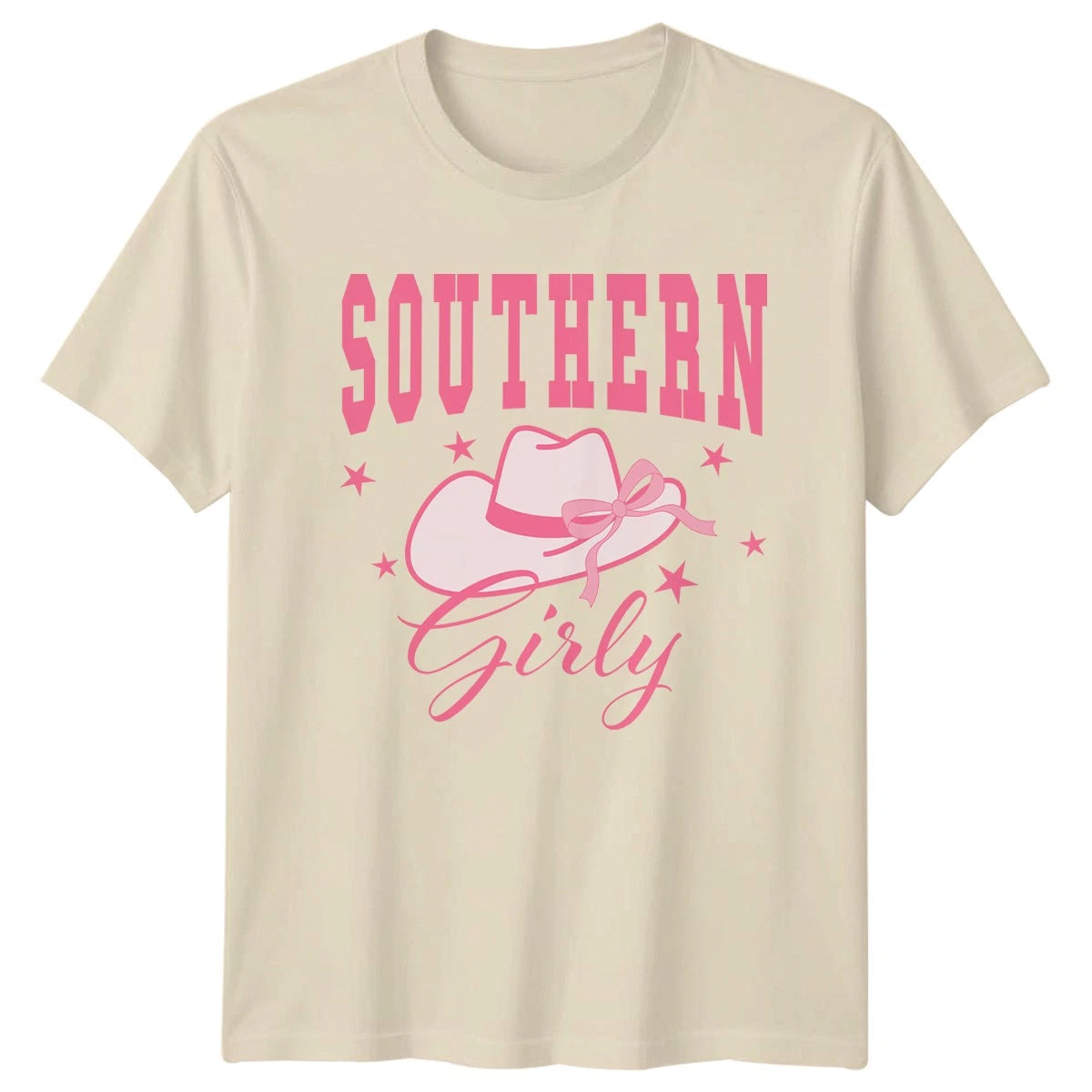 Southern Girly Womens T-Shirt Cowgirl Aesthetic Southern Birthday Gift For Her