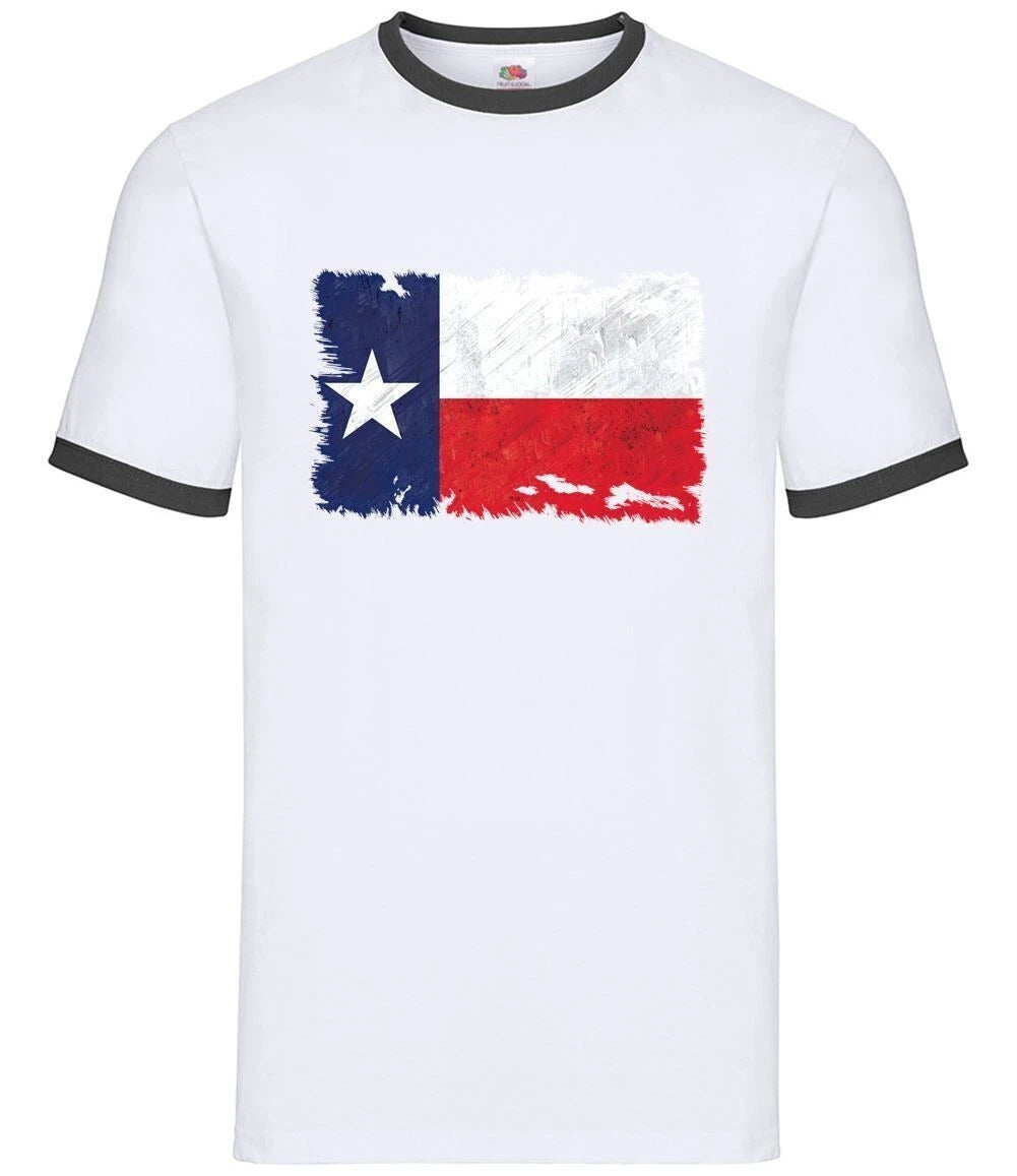 Texas Grunge Stil Flagge - Herren Ringer - Zustand Country Love Born