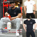 Gym Workout Training T-Shirt Bodybuilding Muscle Shaper Sport Fitness Active Tee