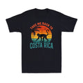 Take Me Back to Costa Rica Monkey Sunset Vintage Men's T-Shirt