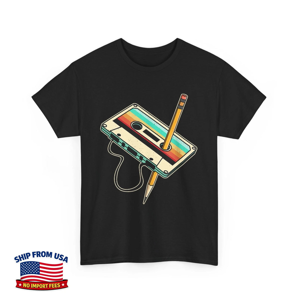 80's 90's Shirt, Mixtape Nostalgia Cassette Women Men Vintage T-shirt