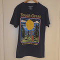 CHEMISTRY Touch Grass Graphic Tee Navy Regular Fit Crew Neck Short Sleeve M
