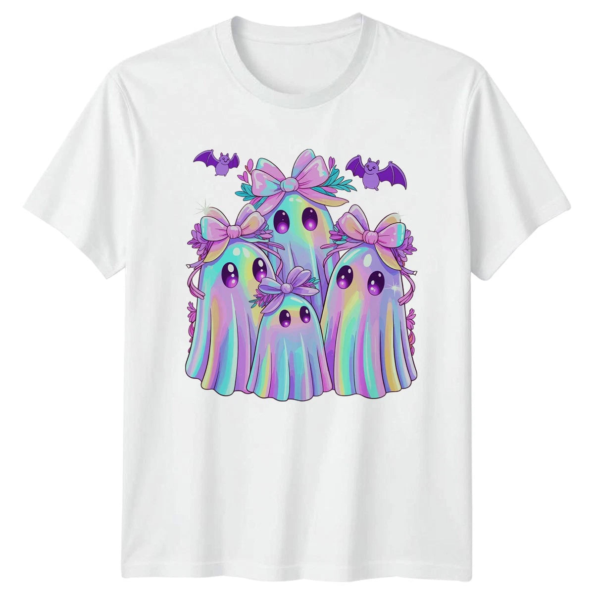 Cute Pastel Goth Ghosts Halloween T-Shirt Kawaii Ghosts Halloween