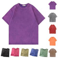Mens Casual Half Sleeve T Shirt in Trendy Distressed Style for Home and Outings