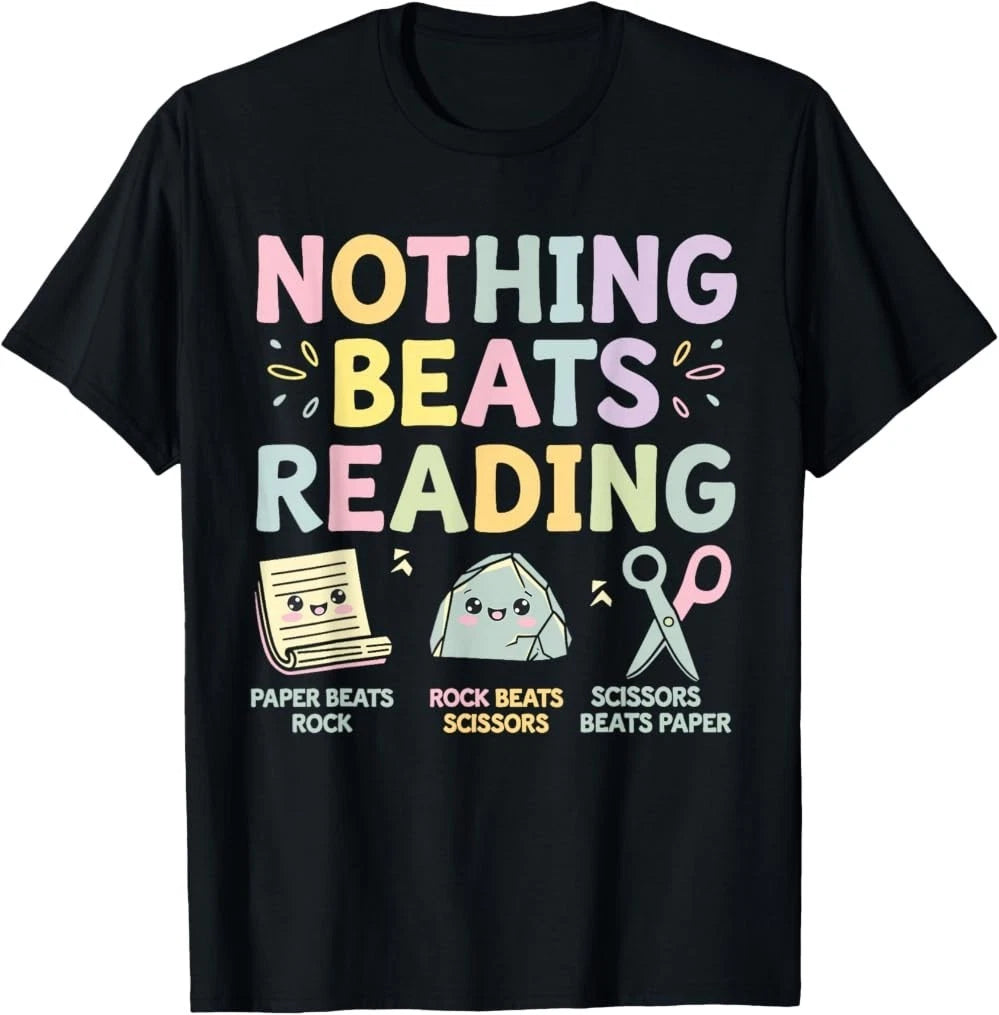 Nothing Beats Reading Book Librarian Across America Unisex T-Shirt