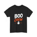 Boo Crew Ghost Halloween T-Shirt Black Unisex Cotton Tee S-XL Image 1 of 3