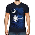 South Carolina State Flag Grunge Mens T-Shirt South Carolinian Shirt