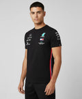 Authentic Mercedes-AMG F1 Team 2020 Men's Motorsport Driver T-Shirt Black