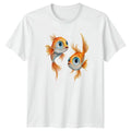 Cute Goldfish Pair T-Shirt Ocean Life Gift For Him And Her