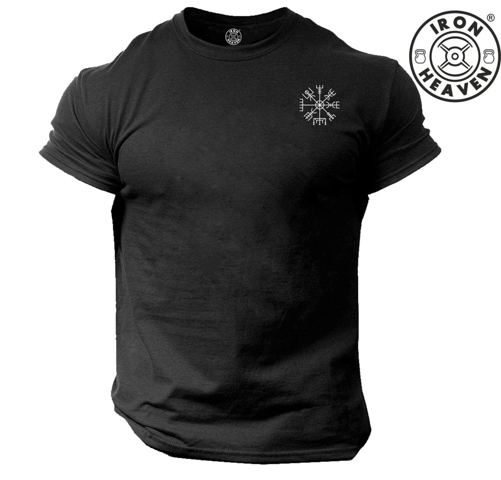 Vegvisir T Shirt Small Gym Clothing Bodybuilding Training Boxing MMA Vikings Top