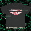 New Shirt Johnson Outboards 1999 Logo  American T-Shirt Funny Size S to 5XL