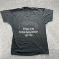 Vintage I Survived Keilman Family Reunion Shirt Mens Large Black 1989 80s USA Image 1 of 4