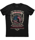 Oath To Defend The Constitution Mens Short Sleeve New Cotton Black T-shirt