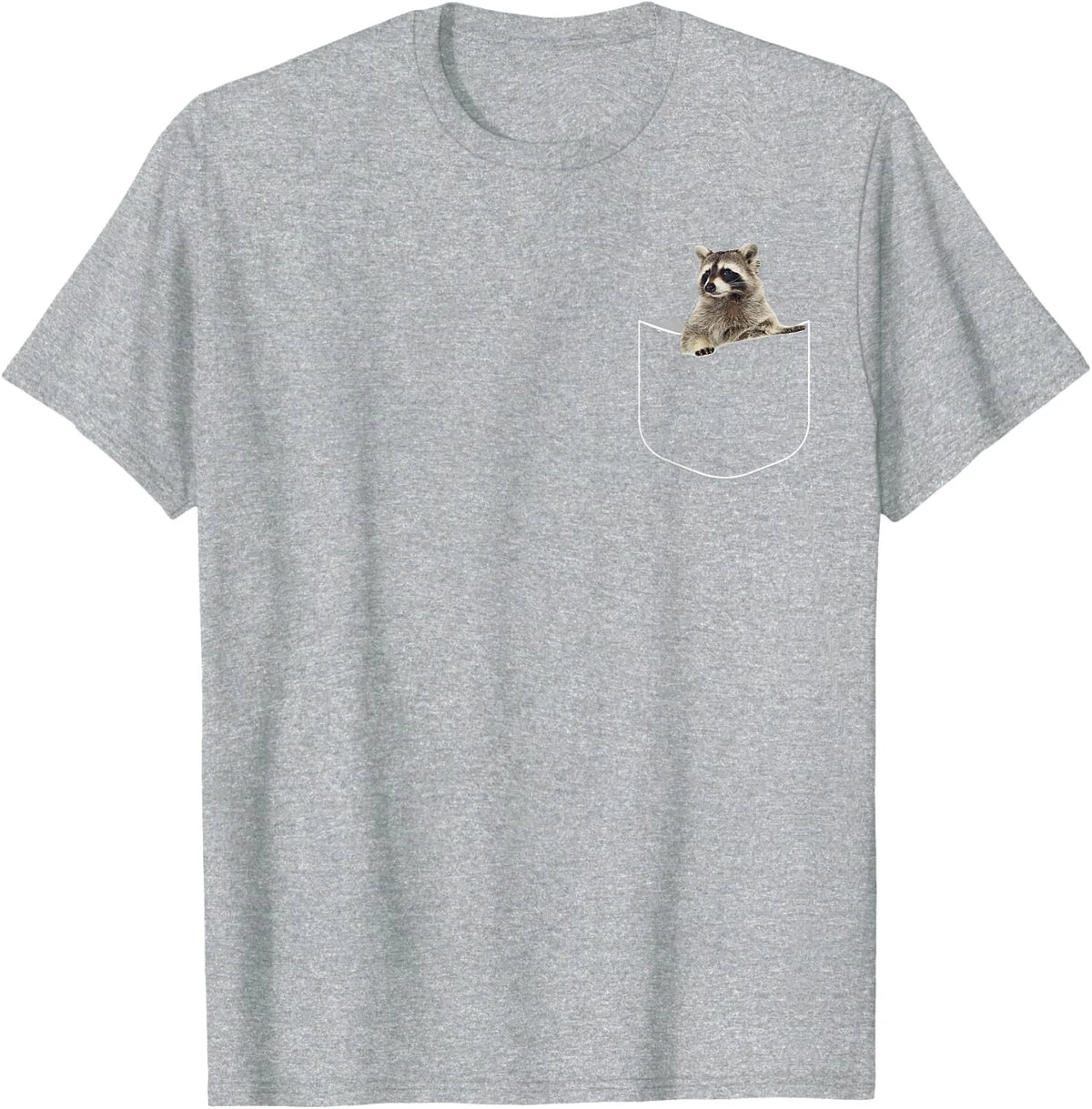 Pocket Raccoon Funny In Pocket Gift Cool Lover Animal Unisex T-Shirt