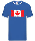 Canada Grunge Style Flag - Men Contrast - Canadian Country Ottawa Love