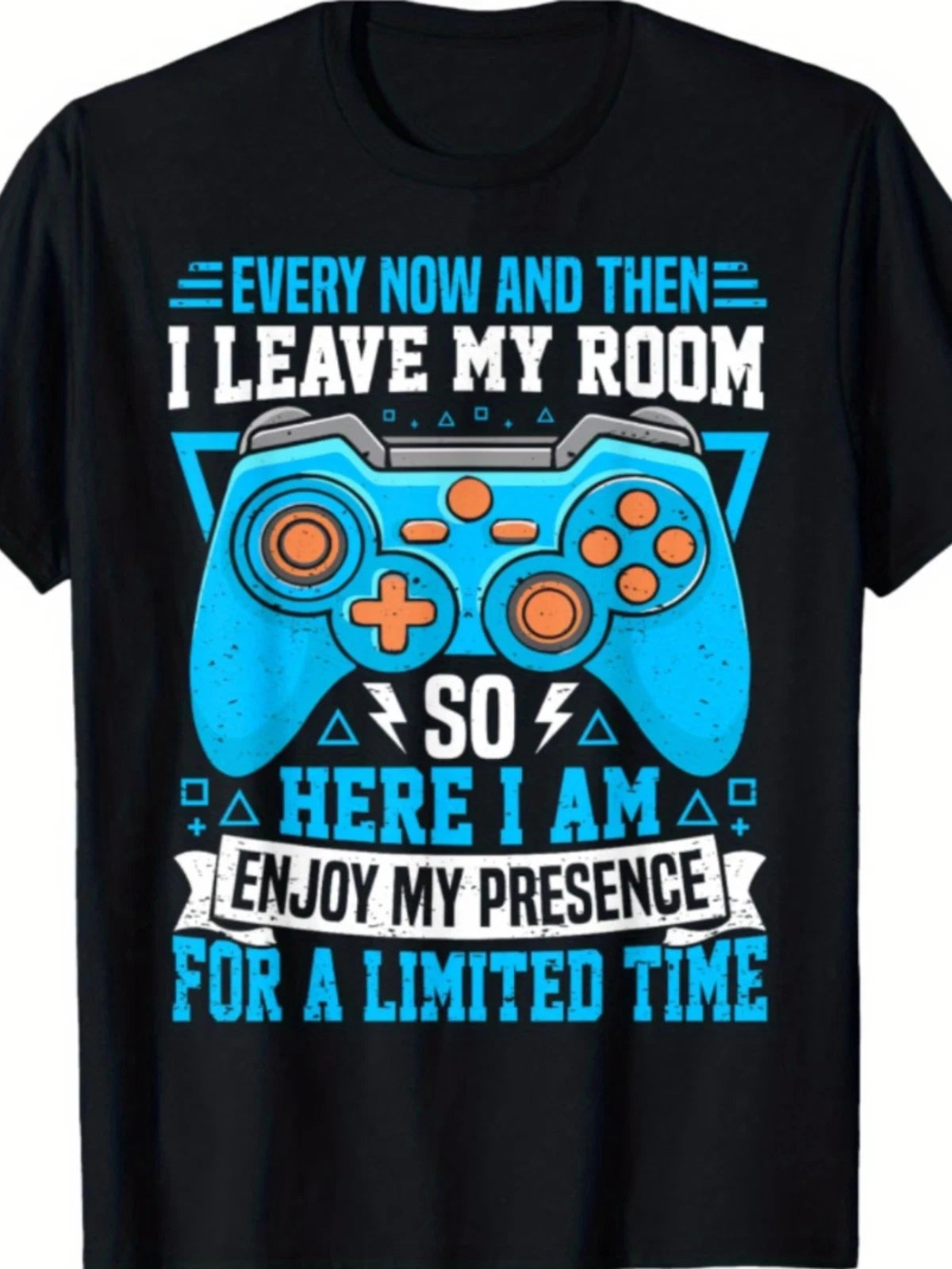 Funny Gamer Art For Men Women Gaming Gamer Video Game T-Shirt Image 1 of 4