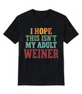 Funny Adult Weiner Sarcastic Humor Retro Joke Novelty T-Shirt