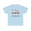 Drink Drank Drunk Christmas Shirt Funny Wine Snowman Tee Holiday Humor Gift