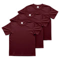 Plain T-Shirts 3-Pack Men’s Organic Cotton Crew Neck Short Sleeve Tees Multipack