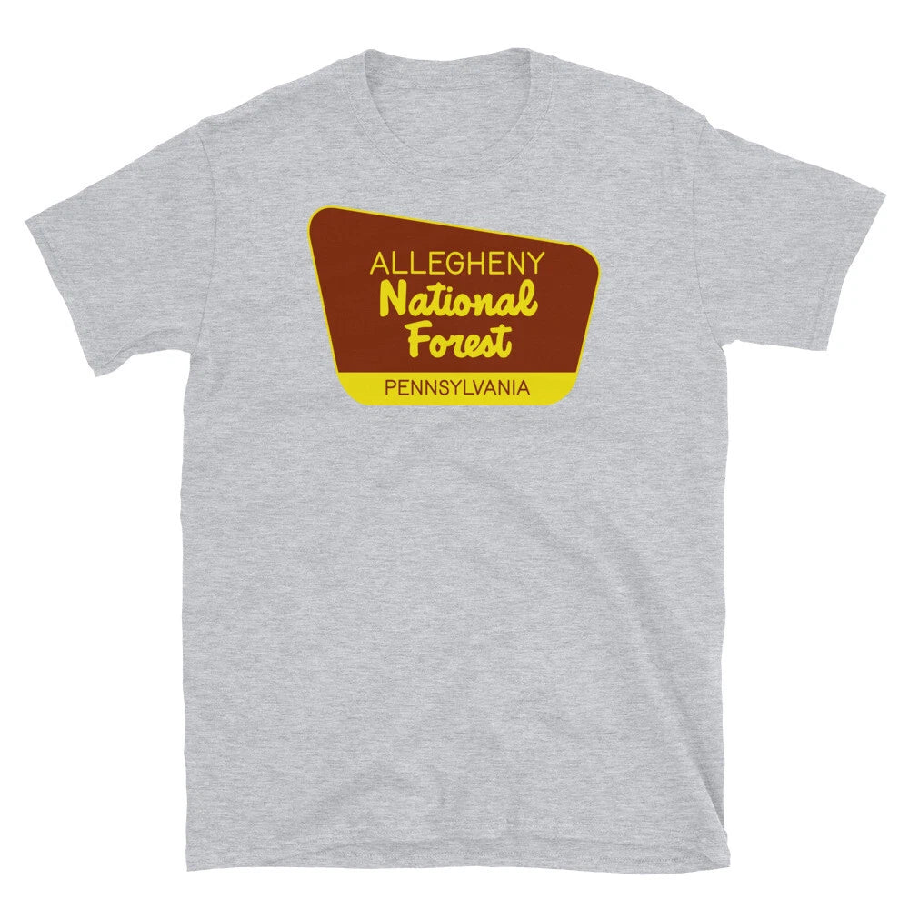 US Allegheny National Forest Pennsylvania Short-Sleeve Unisex T-Shirt