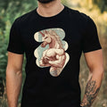 Mens Strong Unicorn Motif Cotton T-Shirt Size XS to 5XL