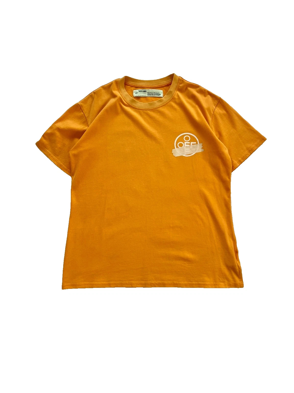 Off-White c/o Virgil Abloh Orange Arrow Logo T-Shirt Size L
