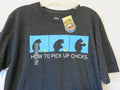 New! The Duck Company Expedition Medium Graphic T Shirt "How to Pick Up Chicks"