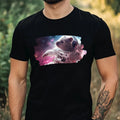 Mens Wombat as Astronaut Print Cotton T-Shirt Size XS to 5XL