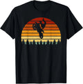 Retro Sunset Motocross Tee for Bikers & Racing Enthusiasts