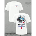 Men's Loose Crewneck T - Shirt - Michelob Ultra Cool Dog (Sunglasses & Cap) Grap