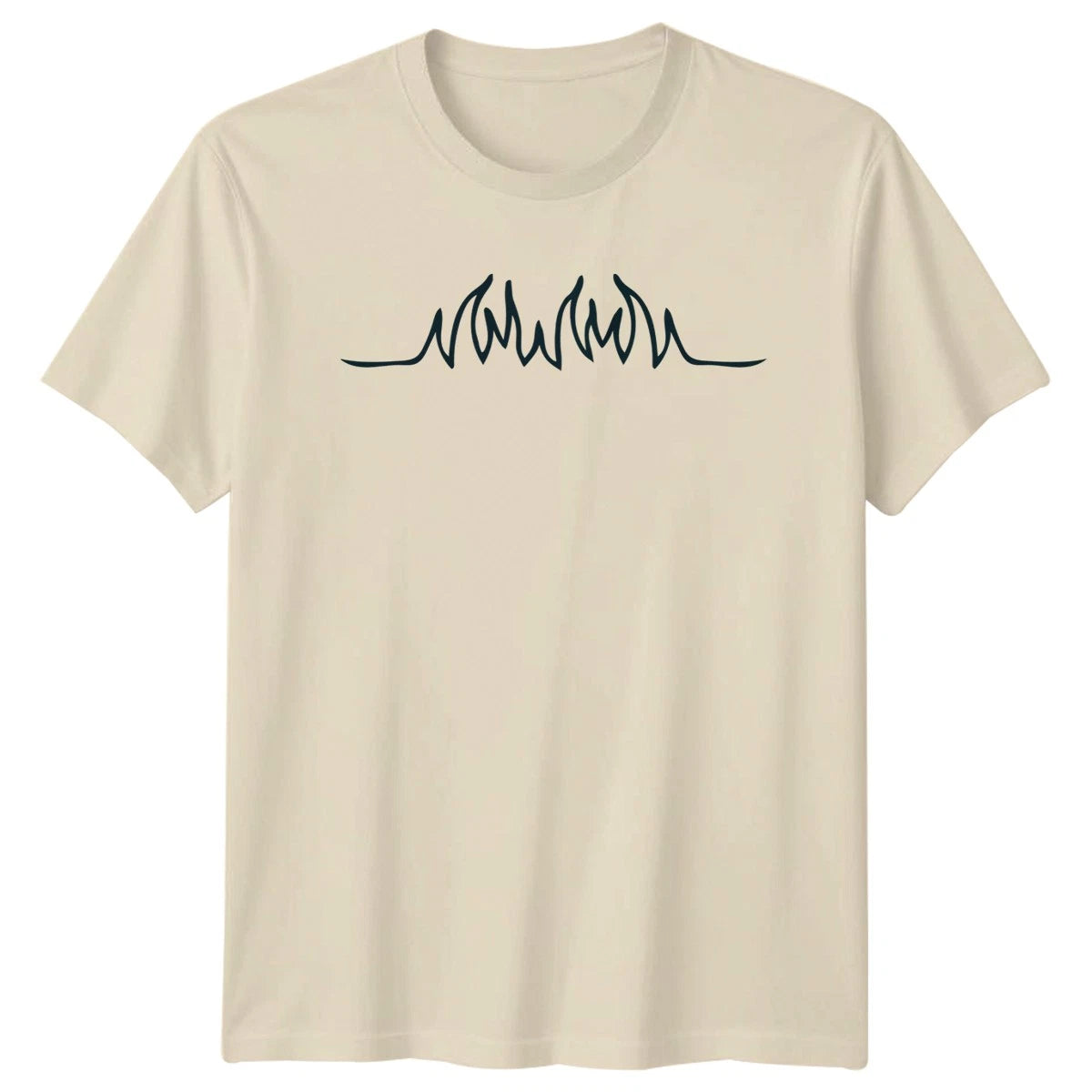 Minimalist Mountain Peaks Range T-Shirt Outdoor Adventure Gift For Him And Her