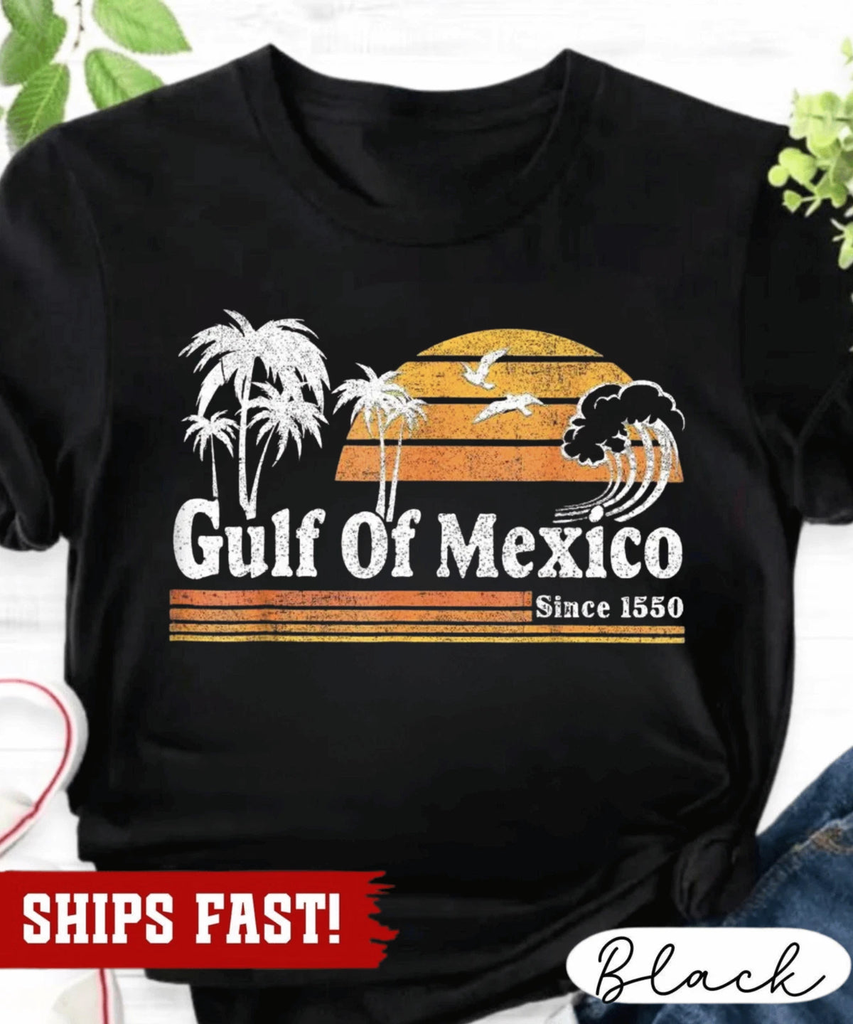 Gulf Of Mexico Shirt, Retro Sunset Gulf Of Mexico Shirt, Mexico Beach Shirt, Ant