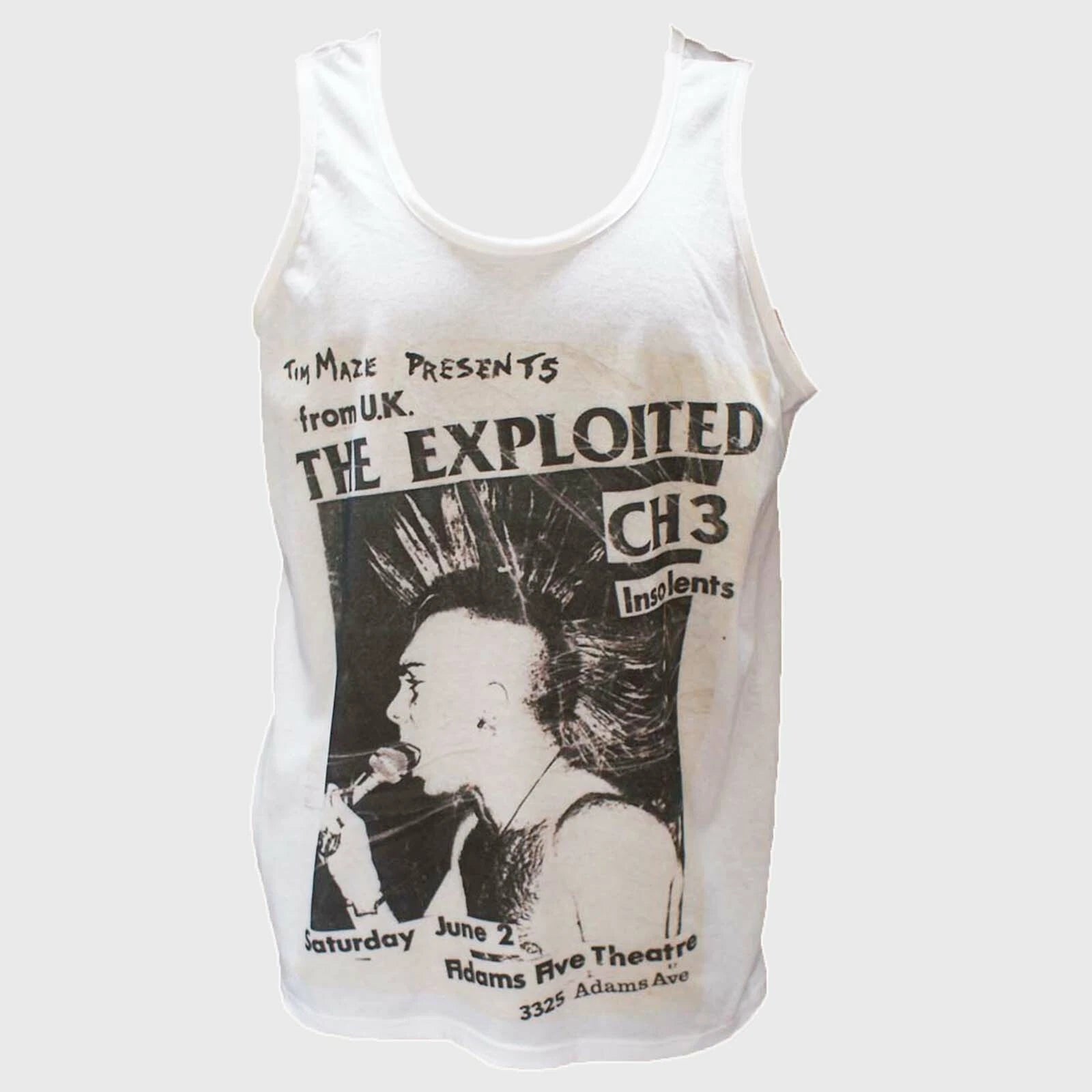 The Exploited Punk Rock Hardcore T-shirt Sleeveless Unisex Vest Tank Top S-3XL