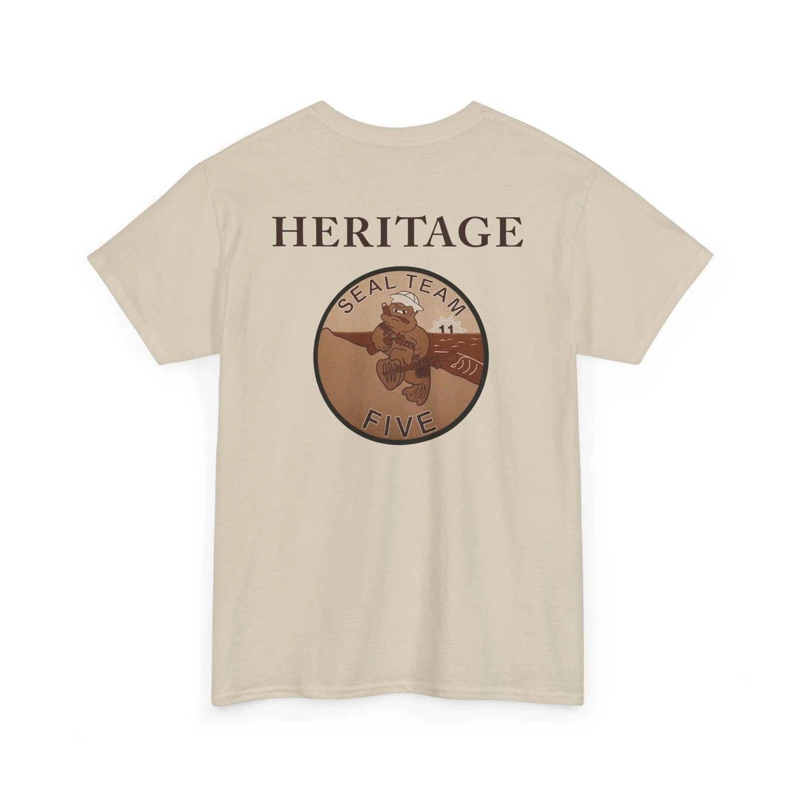 Rare Navy SEAL Team Five Heritage Repro Tee | Gift for Military Veterans Patriot