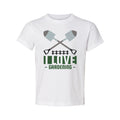 Unisex Gardening T Shirt With Crossed Shovels Emblem And Love Gardening Graphic