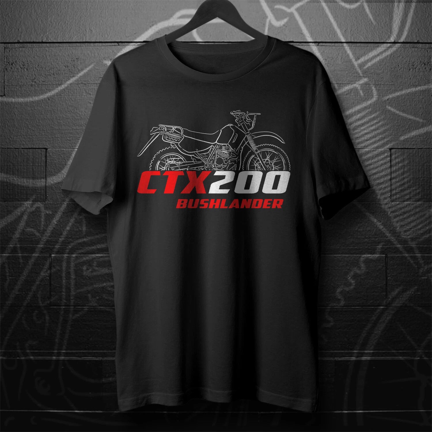 Honda CTX200 Bushlander 2002-2016 - Motorcycle T-Shirt for Riders