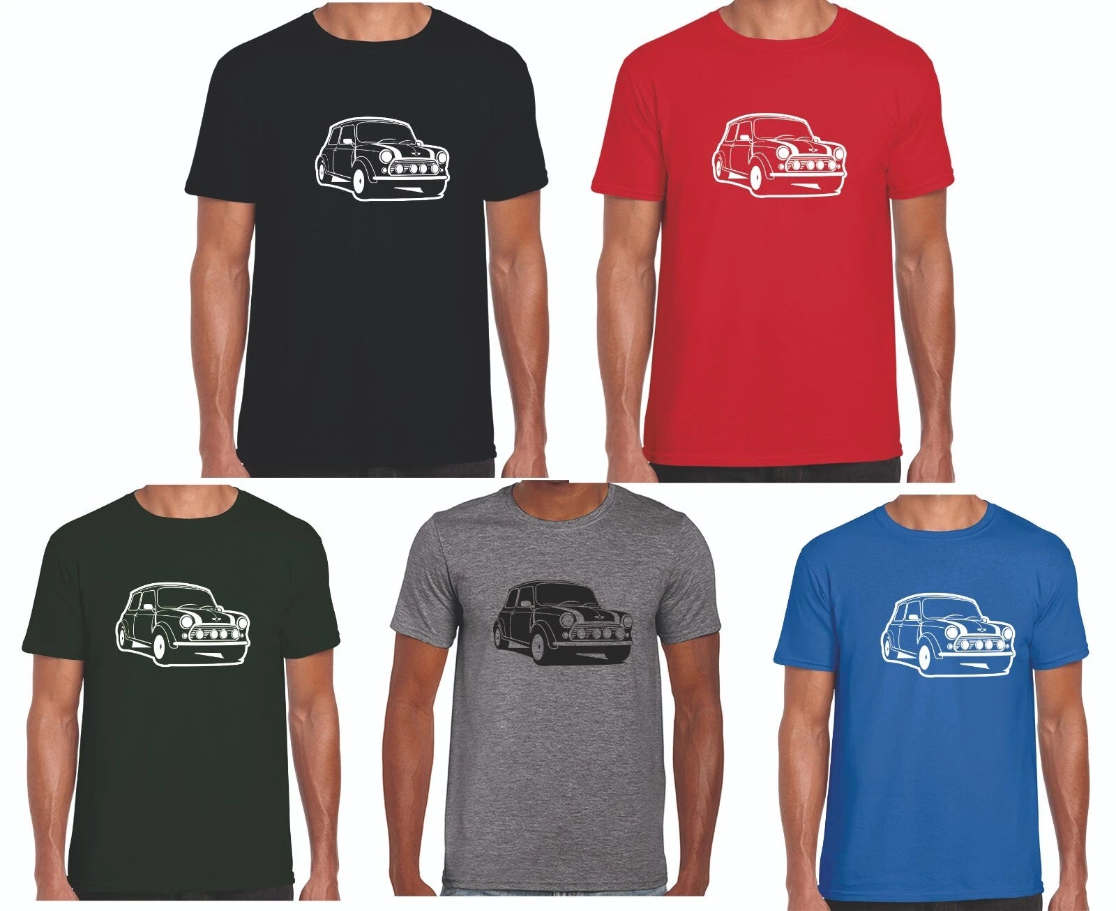 CLASSIC MINI COOPER TSHIRT, BMC, BL,CAR  DAD GIFT, RETRO ICON Sizes Small to 5XL