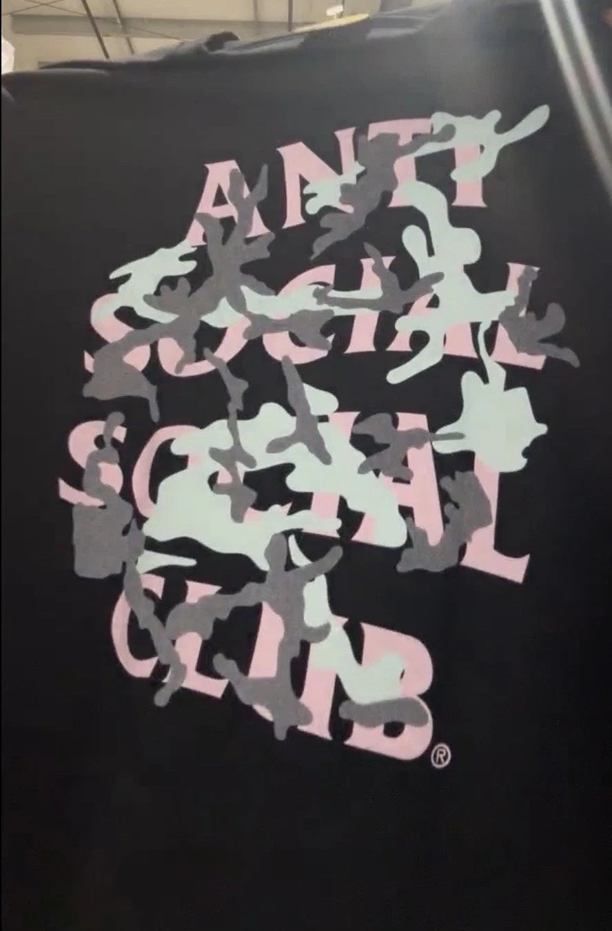 Anti Social Social Club Destroying My Mind 3M Tee Black Size Xl Brand New Sealed