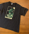 Vintage The Fool Tarot Card Astrology T-Shirt Black Delta Cotton Graphic Y2K 90s